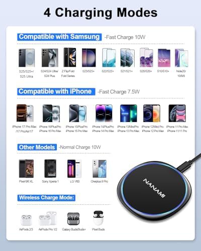 Slim wireless pad with power adapter — photo 4