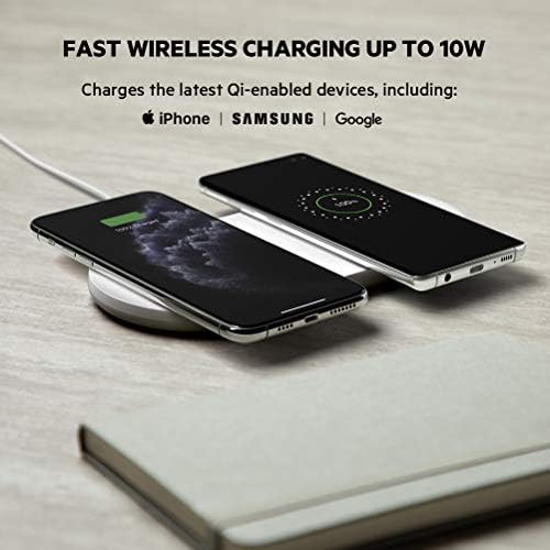Black dual ten watt wireless charger — photo 3