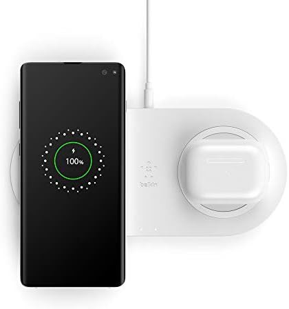 White dual ten watt charging pads