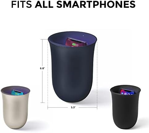Black fast charging station with UV light — photo 5
