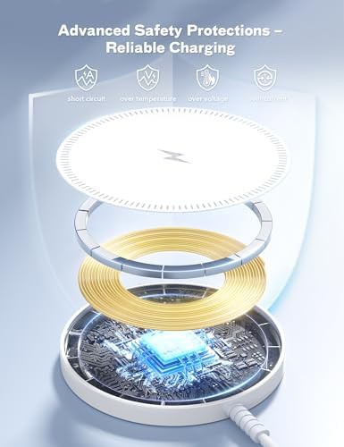 Magnetic wireless charging dock for travel — photo 4