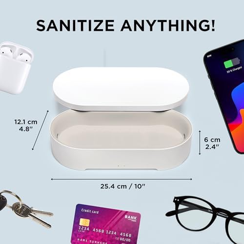 Black UV sanitizer and wireless charging box — photo 5