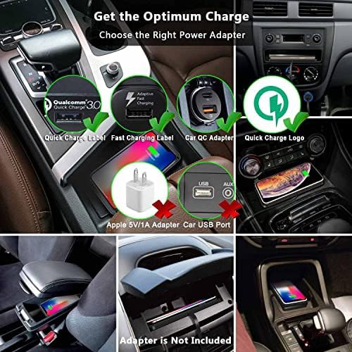 Wireless car charging mat with cable — photo 4