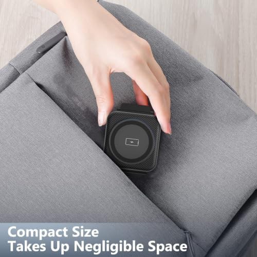 Black three in one travel charging stand — photo 4