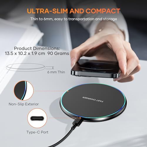 Fast wireless charging stand and mat — photo 3