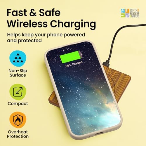 Magnetic wood finish fifteen watt charging pad — photo 5