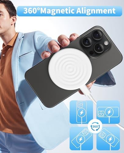 Magnetic iPhone pad with power adapter — photo 4