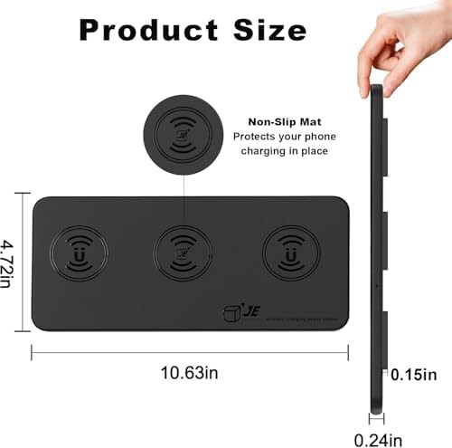 Three in one magnetic wireless charging station — photo 3