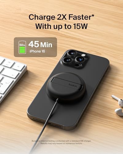 Magnetic fifteen watt pad with kickstand — photo 3