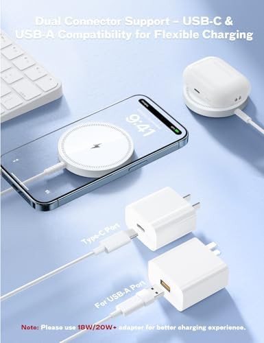 Lightweight dual port magnetic charging pad — photo 4