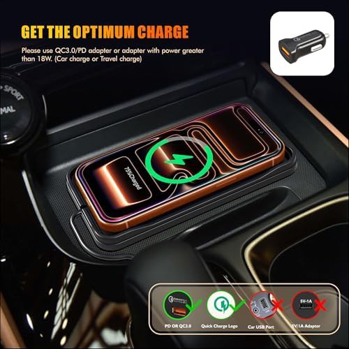 Silicone non slip car dashboard charging pad — photo 5