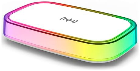 Wireless charging pad with RGB light — photo 3