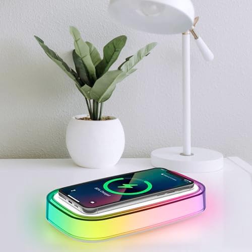 Wireless charging pad with RGB light — photo 4