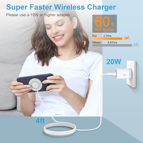 Magnetic USB-C charging disk for iPhone — photo 4