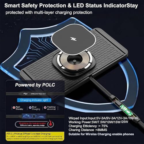 Magnetic home charging mat 25W — photo 3