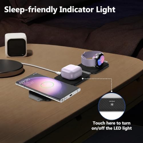 Grey foldable multi device wireless charger — photo 4