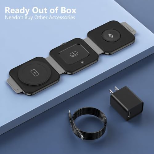 Grey foldable multi device wireless charger — photo 5