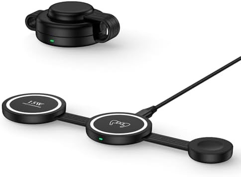 Travel foldable multi device charging dock