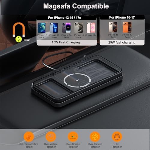 Magnetic car charging mat 25W — photo 4