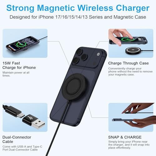 Magnetic fast charger for Galaxy S26 Plus — photo 3
