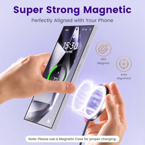 Magnetic fast charging pad for Samsung — photo 5