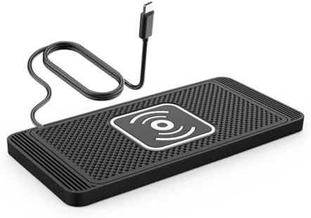 Anti slip car wireless charging mat
