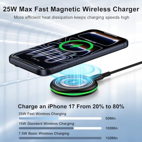 Magnetic fast charging pad for Samsung Galaxy — photo 4