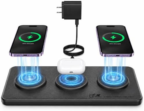 Raised pod three in one charging mat