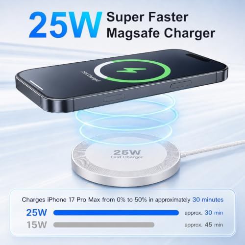 High power 25W magnetic fast charging pad — photo 4